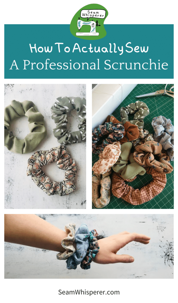 how to make a professional scrunchie pinterest pin with images