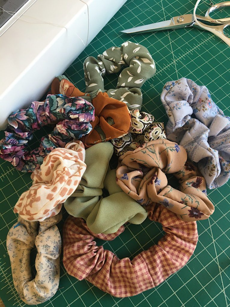 Pile of scrunchies