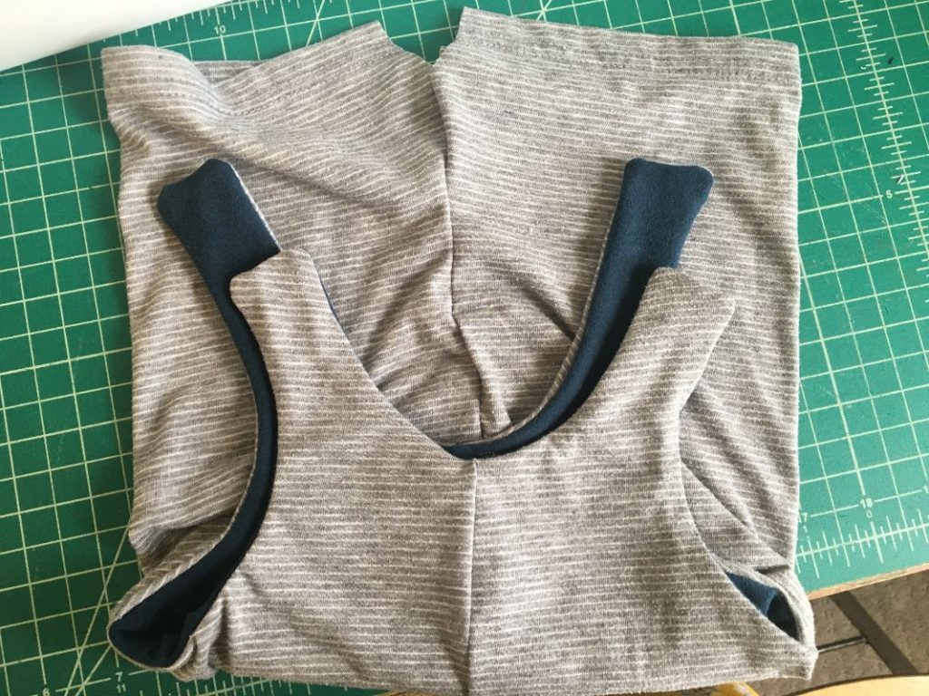 romper turned right side out