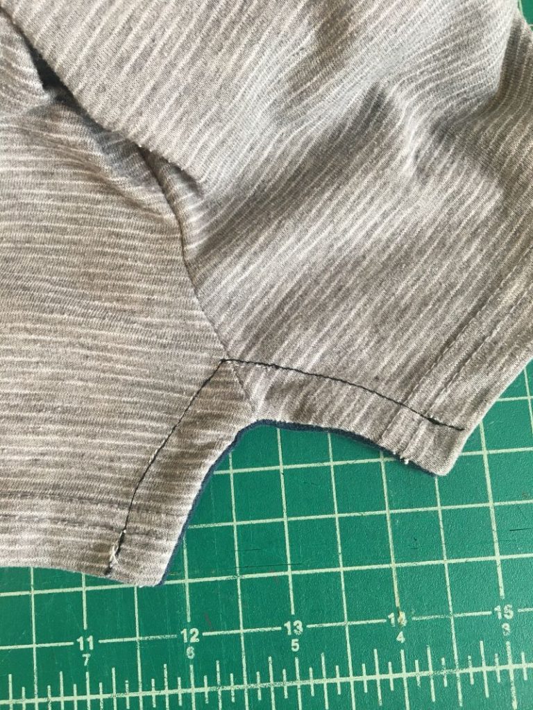 front of gusset