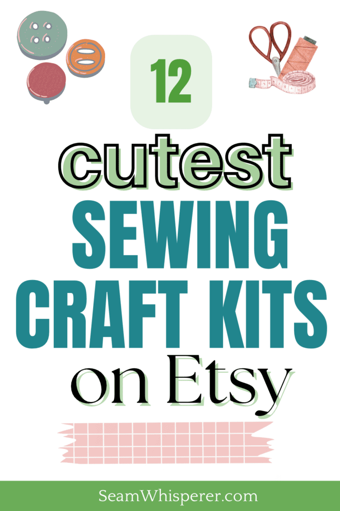 12 cutest sewing project kits on etsy pin
