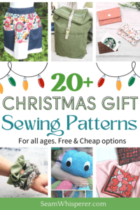 20+ Free & Cheap Christmas GIFT Sewing Patterns