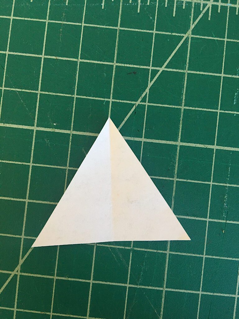 drawing an equilateral triangle on paper