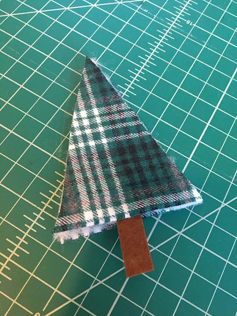 layering the fabric trees