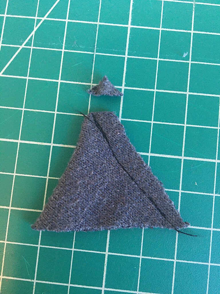 clipping off top of triangle