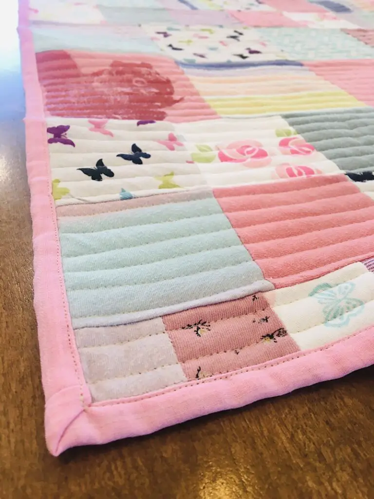 finished quilt binding