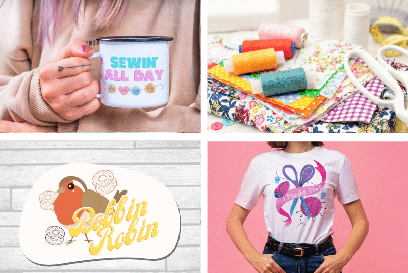 Funny sewing gifts, mug, t shirt, sticker, sewing supplies