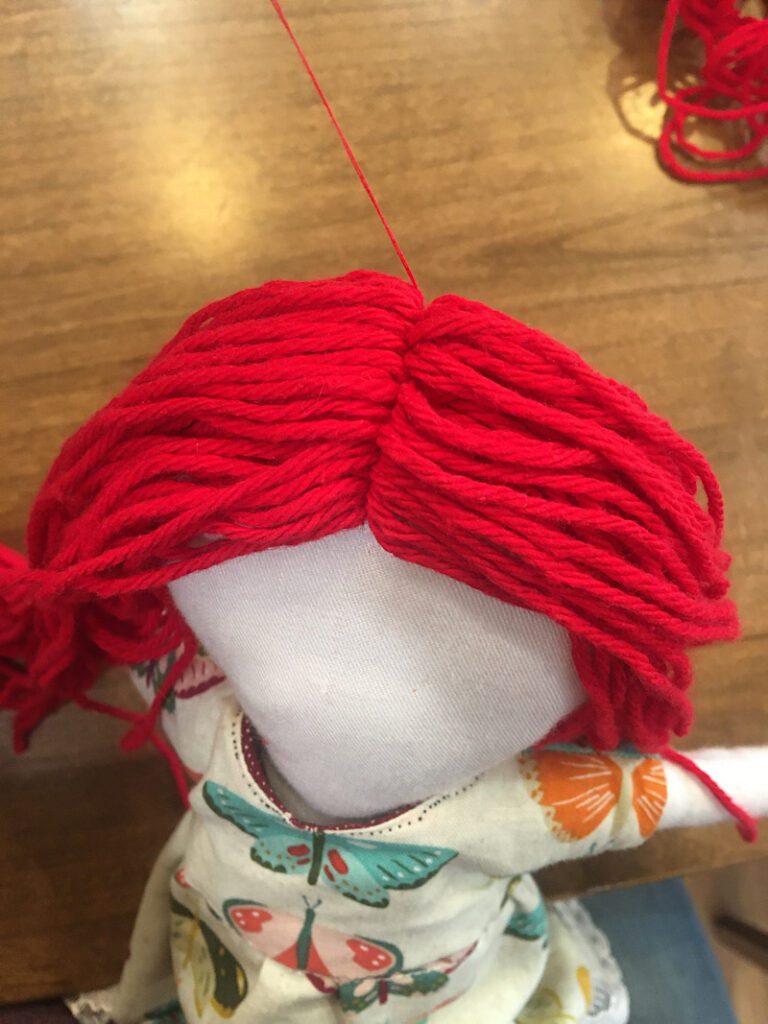 DIY  Great Idea 💡 How to Make Doll Hair with Acrylic Thread 