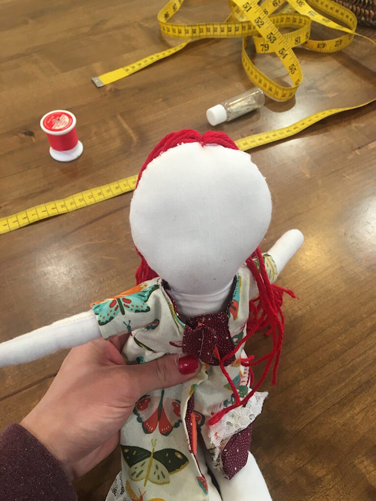 How To Sew Yarn Hair Onto Your Doll - DIY Crafts Tutorial - Guidecentral 