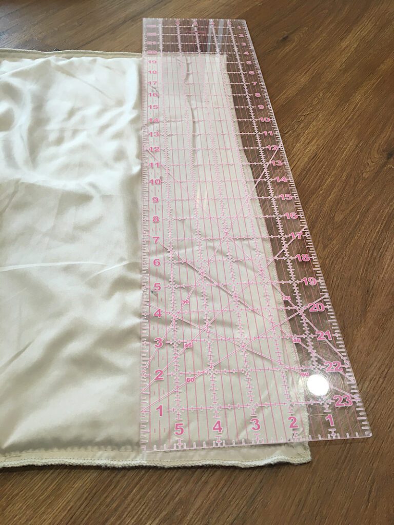 measuring envelope pillowcase 