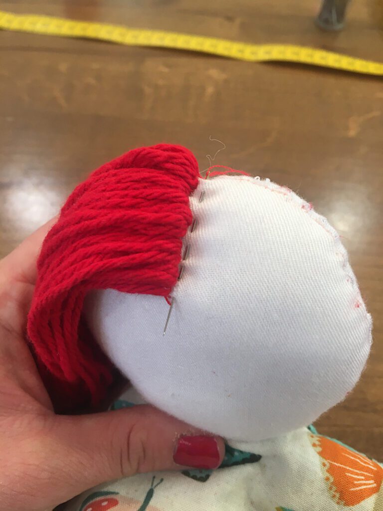 How To Sew Yarn Hair Onto Your Doll - DIY Crafts Tutorial - Guidecentral 