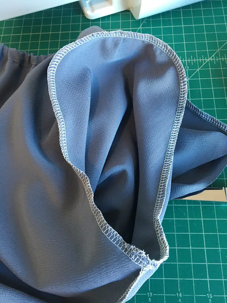 sew the sleeve to the bodice of the dress