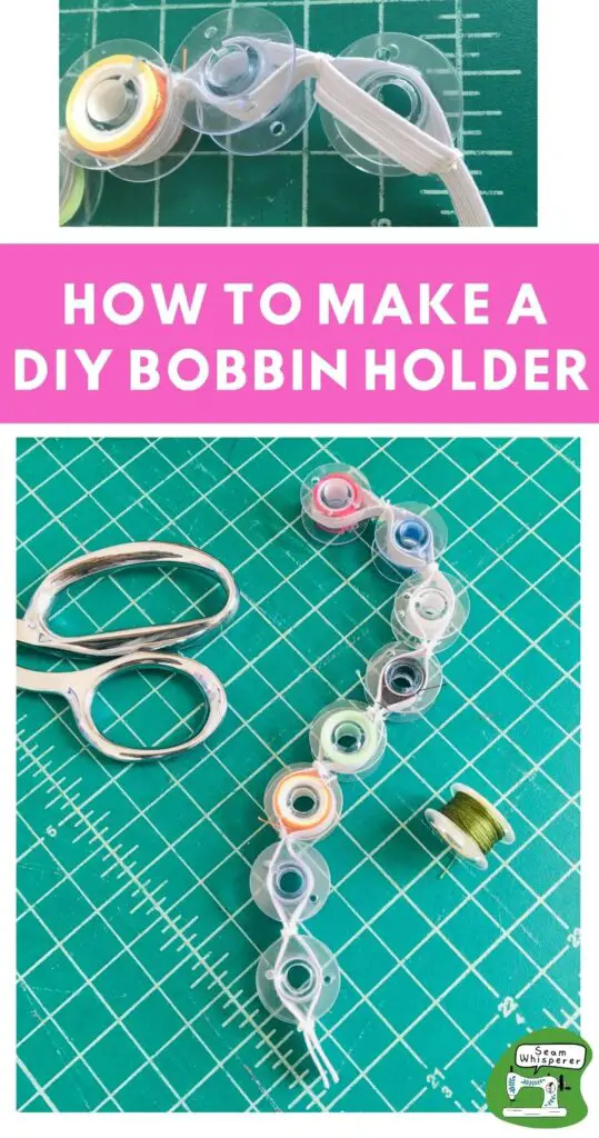 How to make a bobbin holder pinterest pin