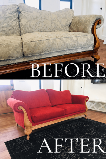 How To Reupholster A Couch Photo Tutorial
