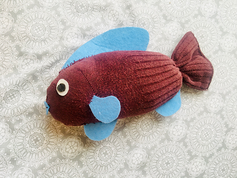 How To Make A Sock Fish (Free Fin Template Download)