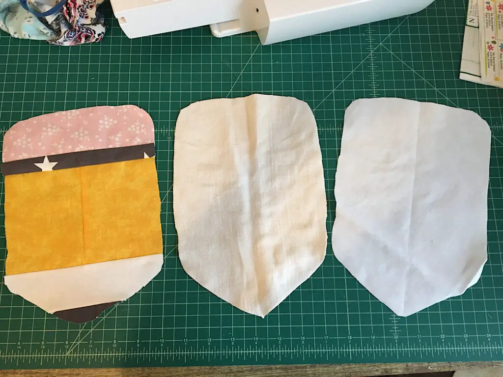 layers of pencil pot holder