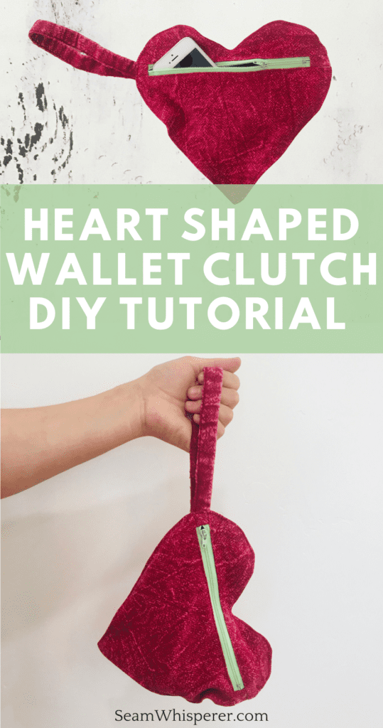 heart shaped purse clutch wallet pinterest pin