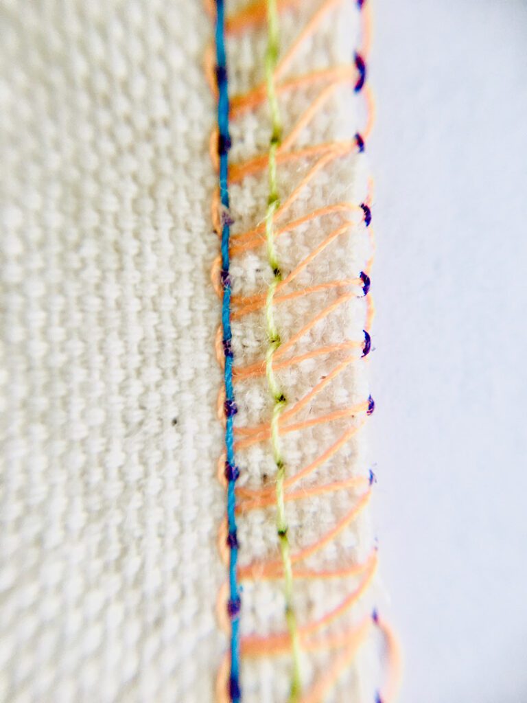 what a serged stitch looks like