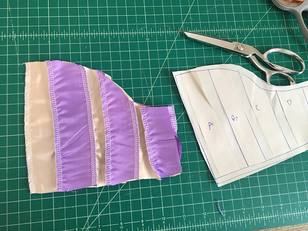cut out sleeve for rapunzel dress
