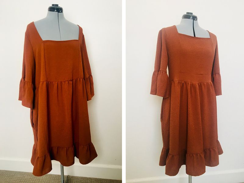 Woman's trick to making dresses that are too big fit 'perfectly