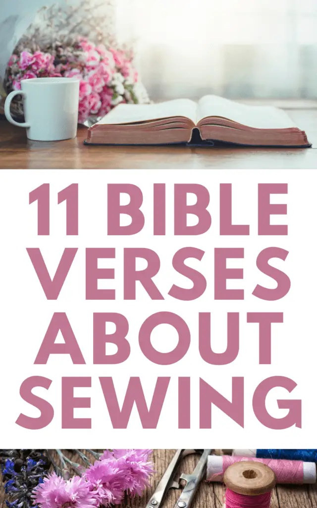 Bible verses about sewing