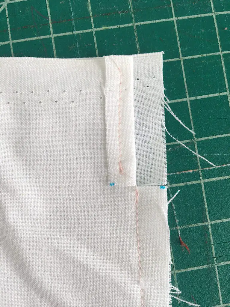 sew the flap