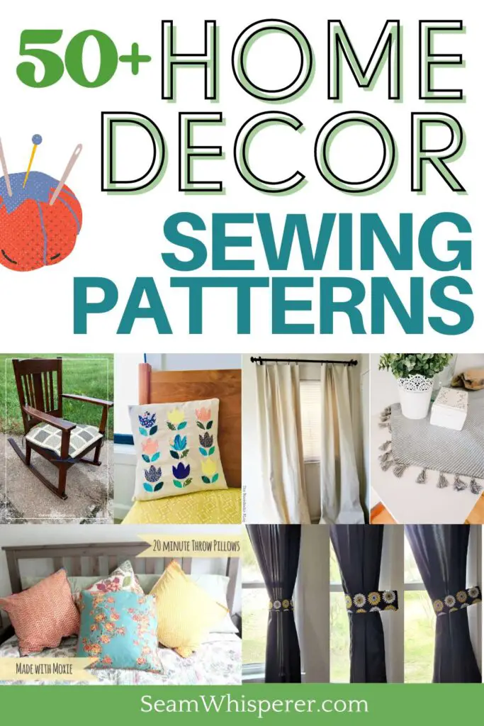 50 home decor sewing patterns free and cheap pinterest pin