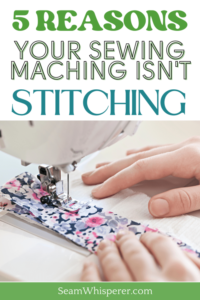 sewing machine not stitching pinterest pin
