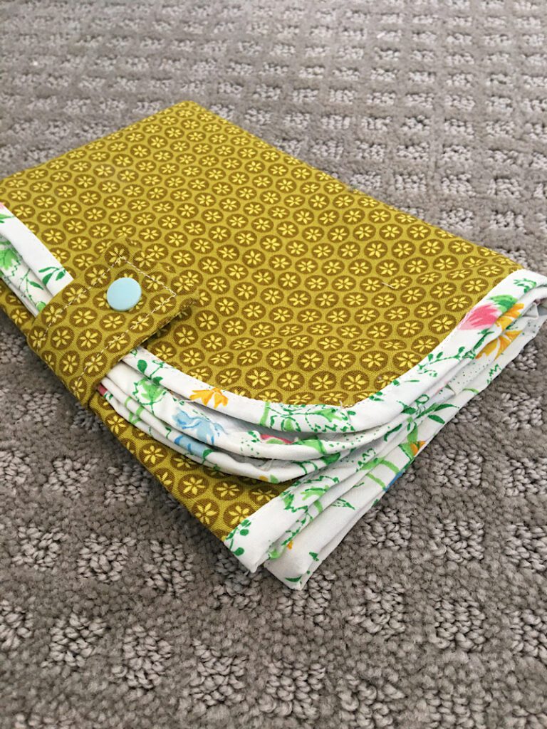 finished waterproof diaper changing mat