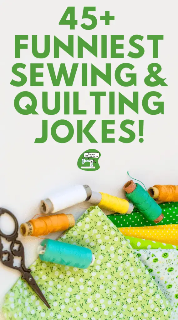 funniest sewing and quilting jokes pinerest graphic image