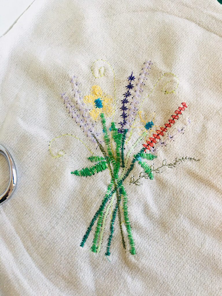 how to embroider on a regular sewing machine