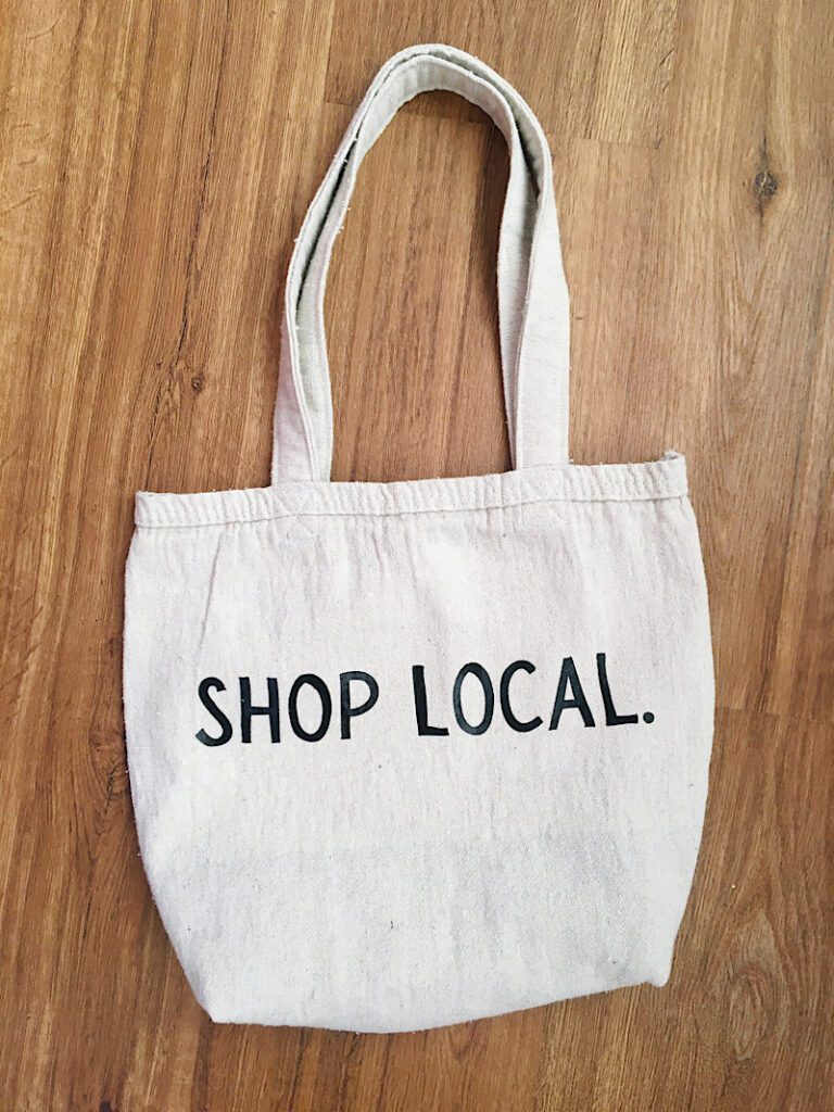 shop local tote