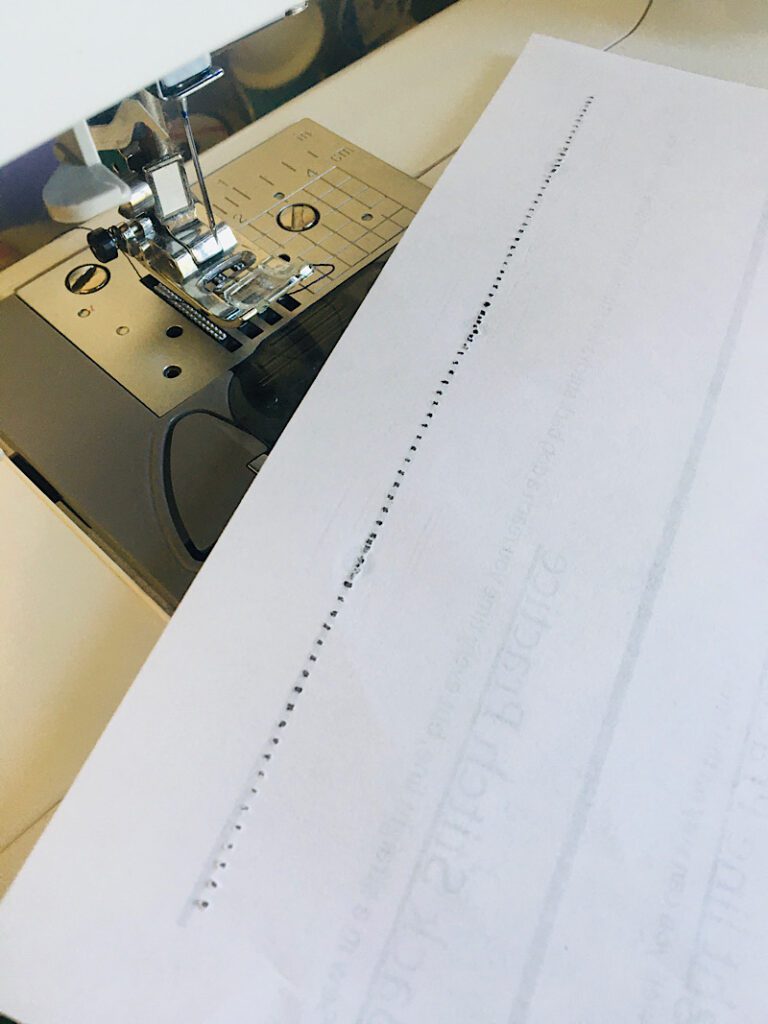 backstitching sewing machine practice sheet printable pdf