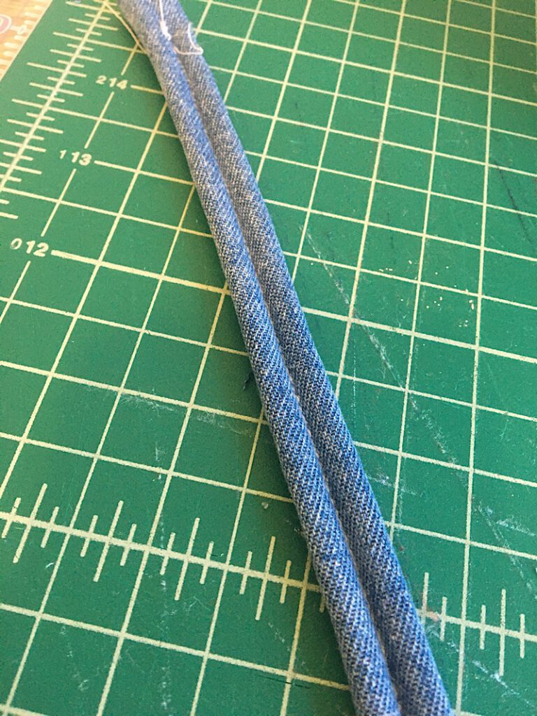 DIY double welt cord piping 