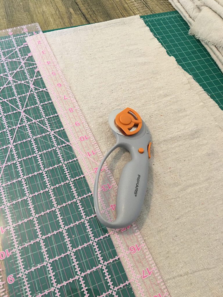 cutting fabric for upholstery