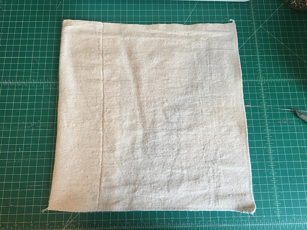 sewing the tote bag