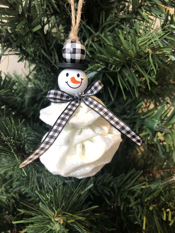 snowman christmas ornament needlepointers