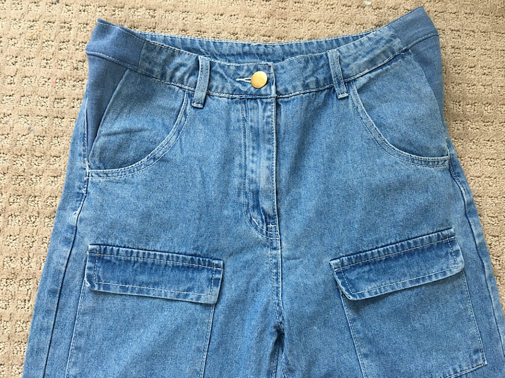 jeans with gussets on the sides