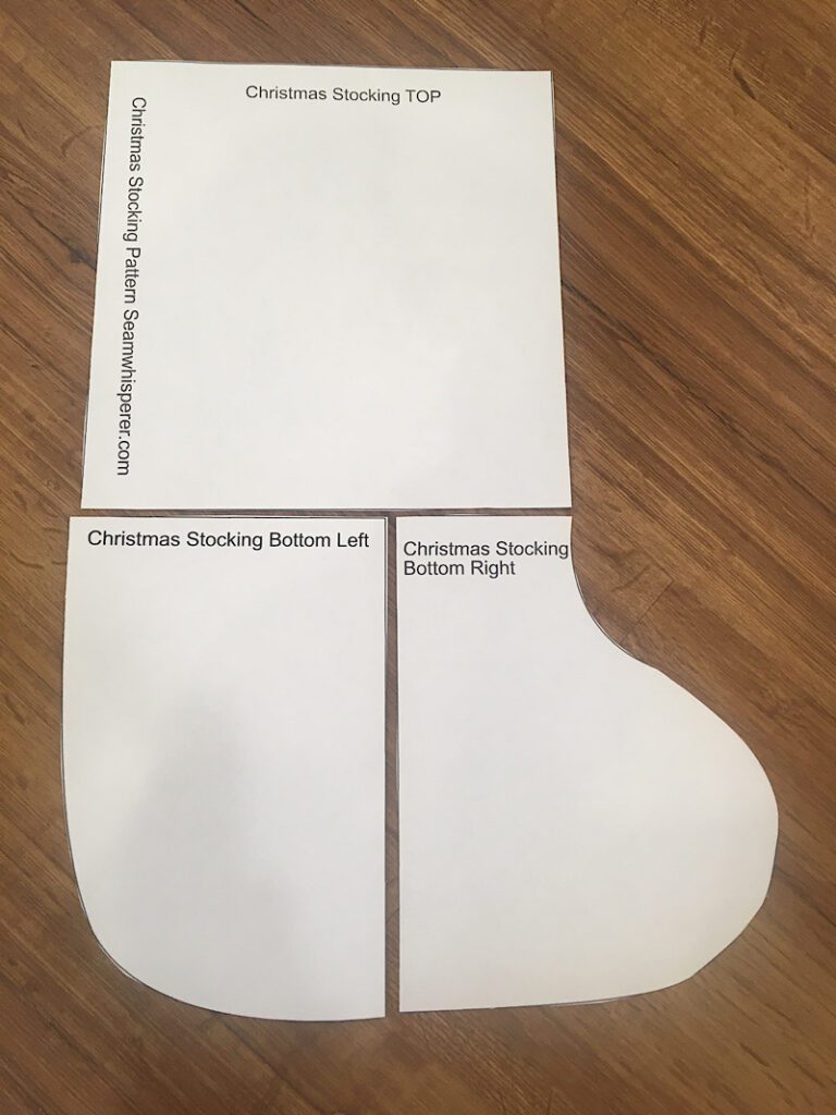 Free Christmas Stocking Pattern PDF Printable