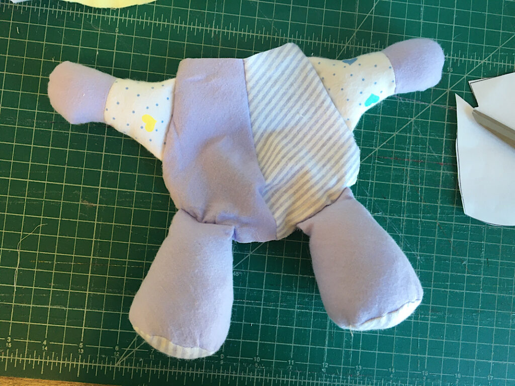 arms and legs attached to bear