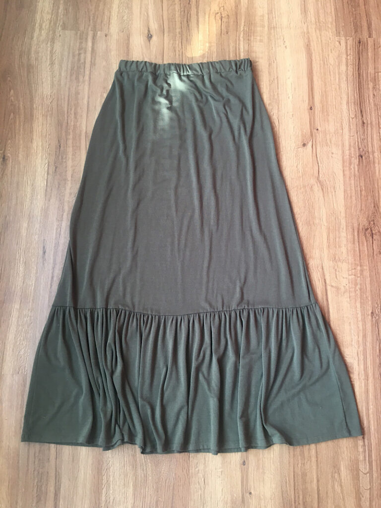 Original skirt too long