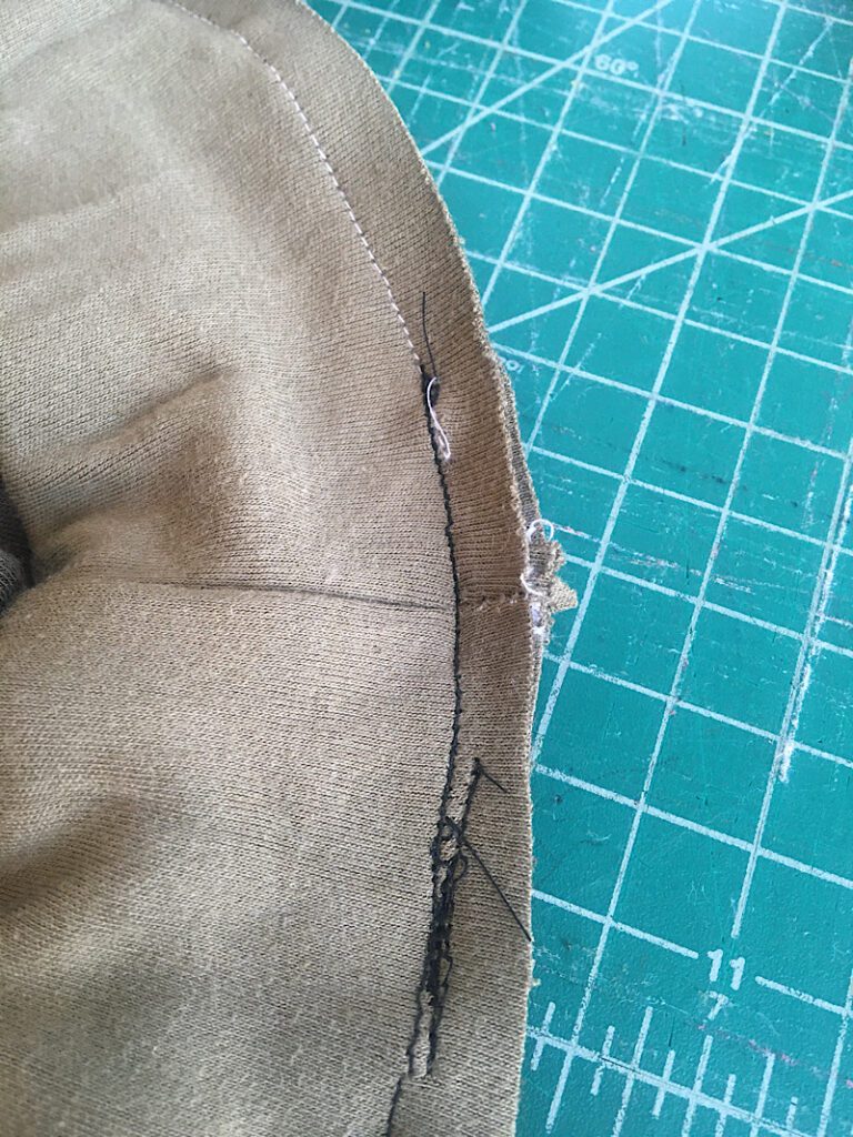 sew gap closed