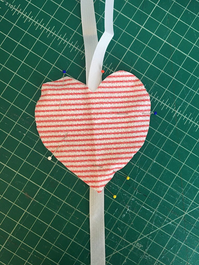 pin heart front on 