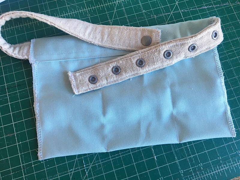 snaps added to tool belt