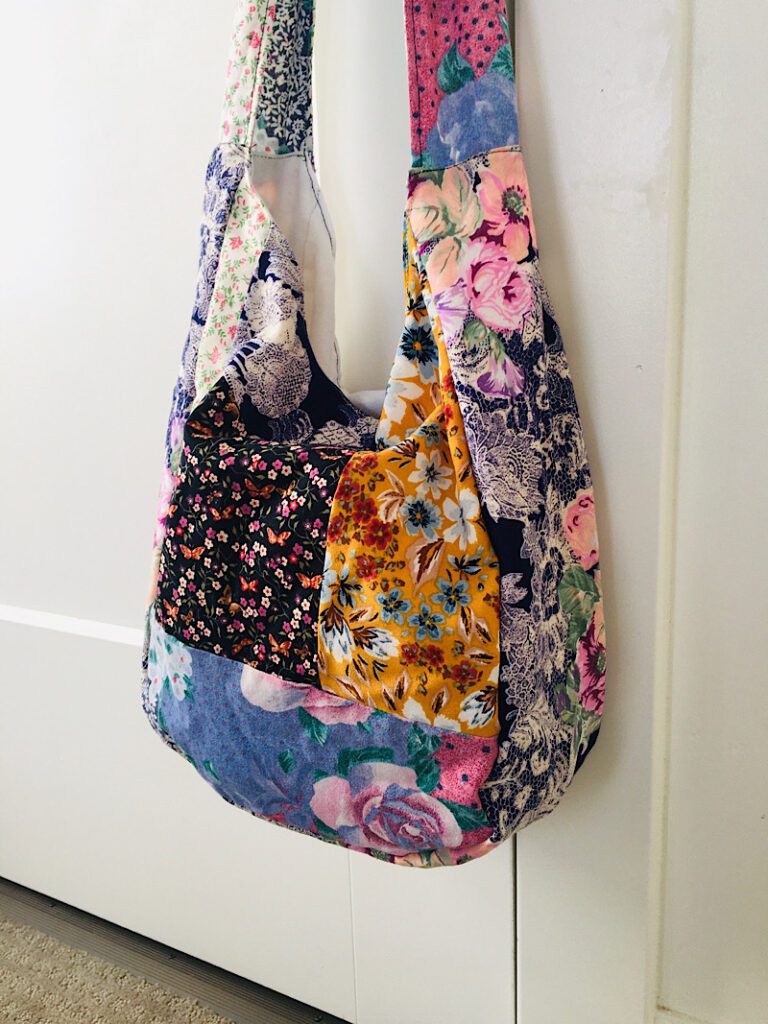 completed boho bag preview