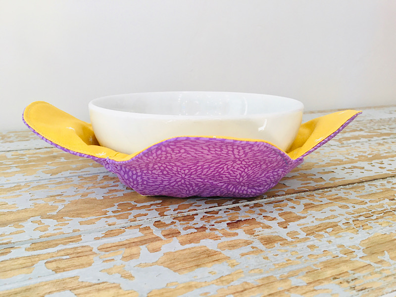 Double sided bowl cozy