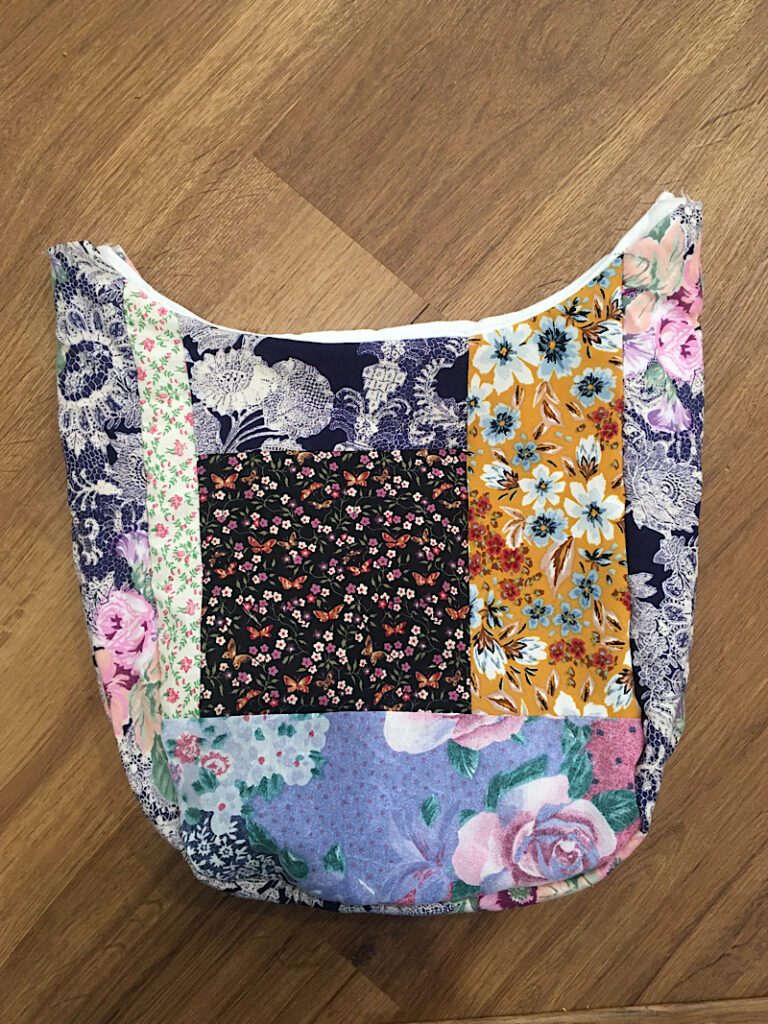 bag with lining attached