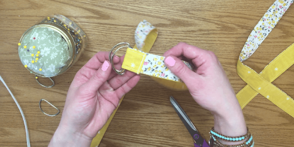 sew the fold of the belt