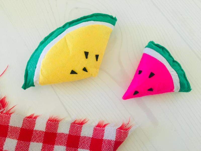 Felt Watermelon Slice toys