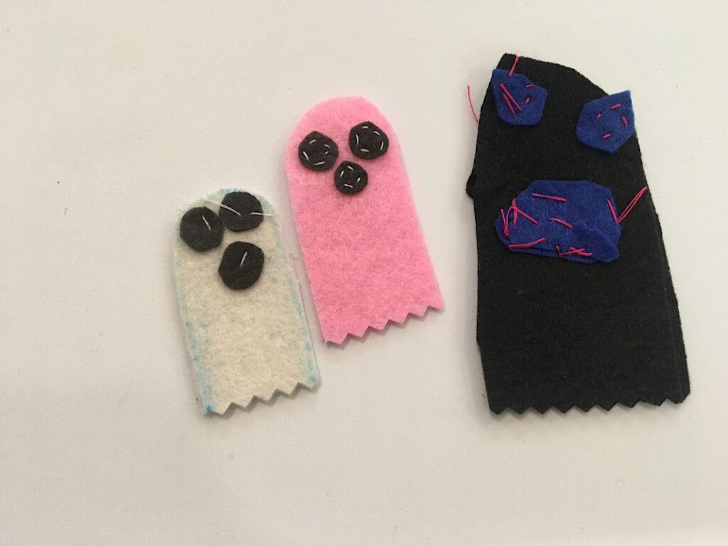 felt ghosts